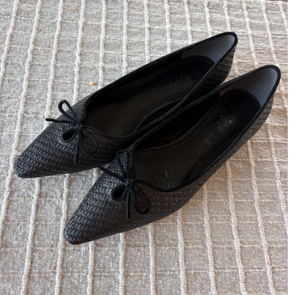 Sam Edelman black woven Esmira flats Size 8.5